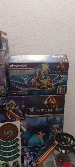 Playmobil,novelmore,lote,cajas,castillo,medieval