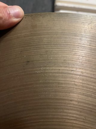 Zildjian Vintage Ride 20 Platillo Batería
