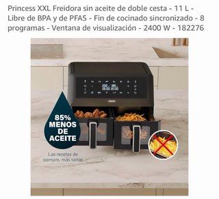 Freidora Aire Princess XXL 11L Doble Cesta