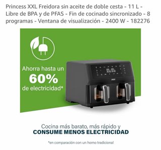 Freidora Aire Princess XXL 11L Doble Cesta