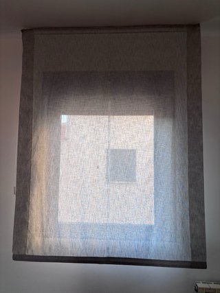 Conjunto de 3 cortinas grises