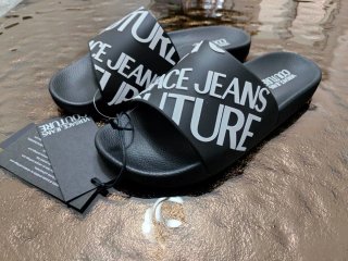 Versace Jeans Couture ciabatte nere taglia 42