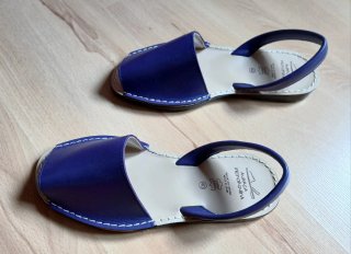 Nuevo Avarca Menorquinas Cuero Talla 40