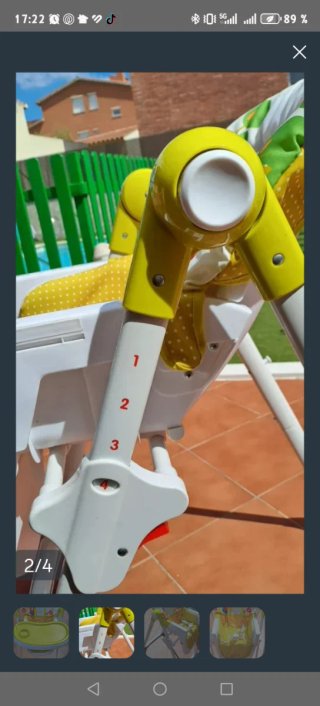 Trona para bebé con diseño infantil