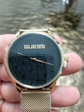 Orologio Guess Oro Nero