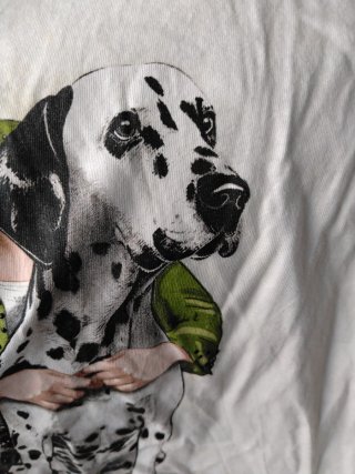 Camiseta chica con estampado dalmata