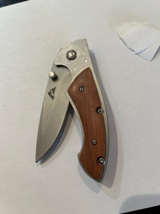 Navaja de bolsillo madera y metal