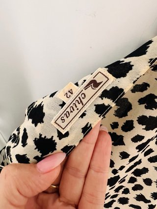 Blusa cruzada leopardo Chivas Talla L
