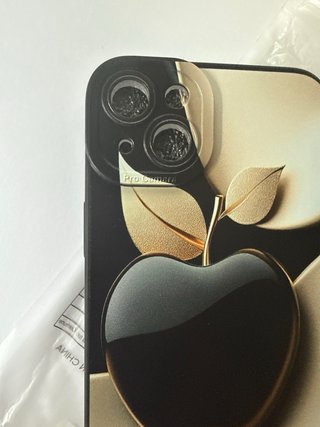 Custodia iPhone 14 Pro Max Nera con Mela