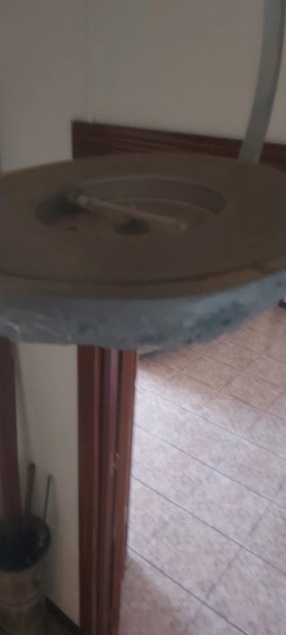 Lámpara de techo diseño mármol y metal