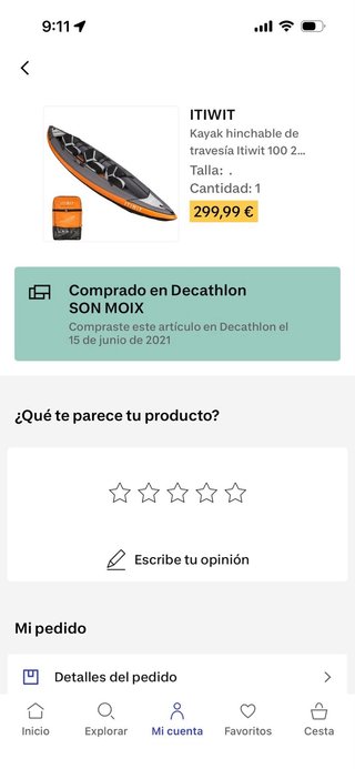 Kayak Hinchable ITIWIT 2/3 Plazas