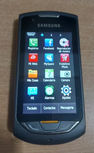 Samsung Monte GT-S5620 Negro