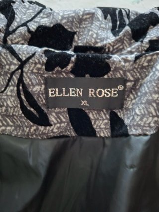Giacca Ellen Rose Donna XL Nero Grigio tg 50