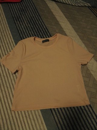 Camiseta rosa de mujer talla S