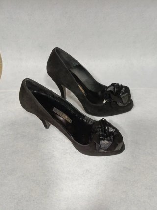 Zapatos Ante Negro Talla 37