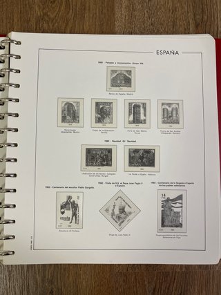 Hojas ANFIL Sellos 1982 España