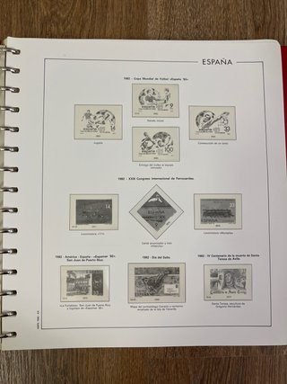 Hojas ANFIL Sellos 1982 España