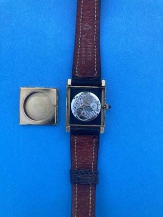 Reloj Cartier Tank vintage negro