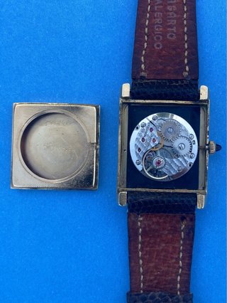 Reloj Cartier Tank vintage negro