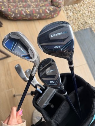 BOLSA Y PALOS GOLF 1/2 MUJER WILSON STAFF ULTRA HL