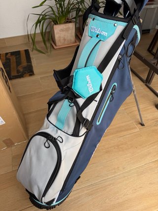 BOLSA Y PALOS GOLF 1/2 MUJER WILSON STAFF ULTRA HL