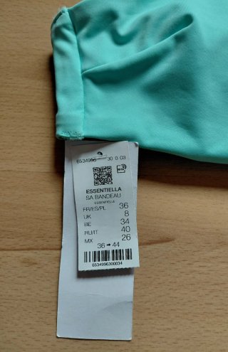 Nuevo ETAM Bikini Turquesa Talla 34-36