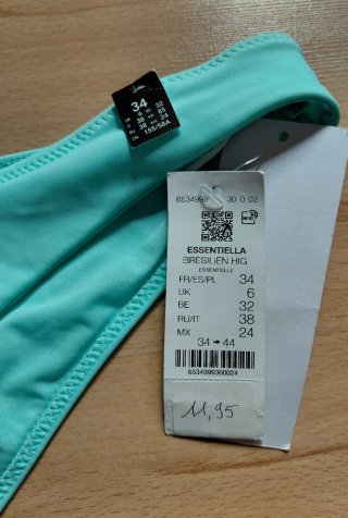 Nuevo ETAM Bikini Turquesa Talla 34-36