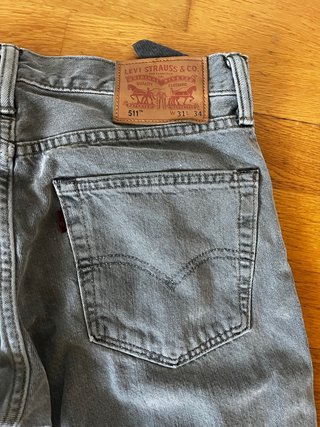 Pantalón Levi's 511 Gris Hombre Talla 31x34