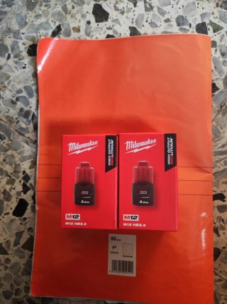 2 Baterías Milwaukee M12 HB3.0 3.0Ah