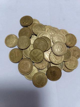 Lote de monedas antiguas pesetas