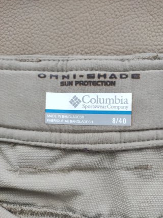Pantalón corto mujer Columbia beige, nuevo