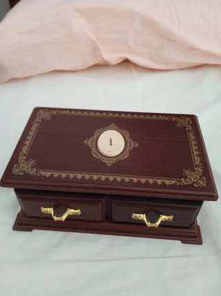 Caja de música joyero bailarina