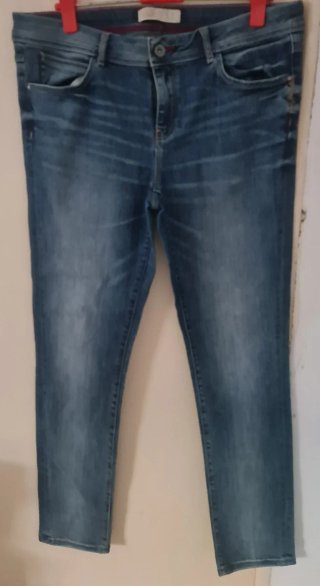 Pantalón vaquero mujer azul