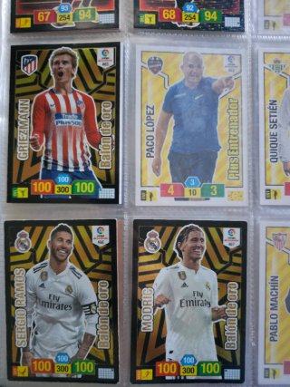 Álbum Adrenalyn 2018-19 con +310 cartas diferentes