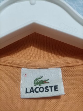 Polo Lacoste Hombre Talla M Naranja