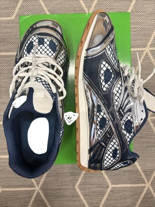 Sneakers Bottega Veneta Blu/Argento