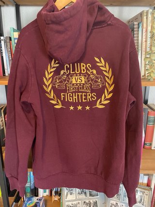 Sudadera con capucha granate Springfield hombre