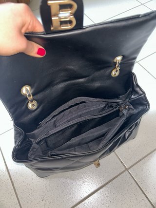 Borsa con tracolla nera nuova