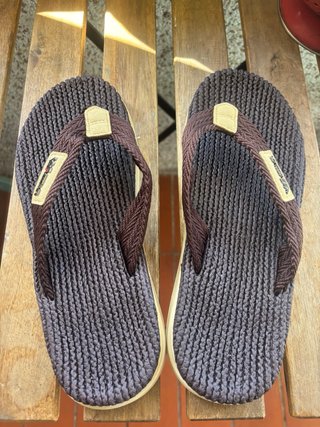Sandalias unisex Watzom Marrón y Beige