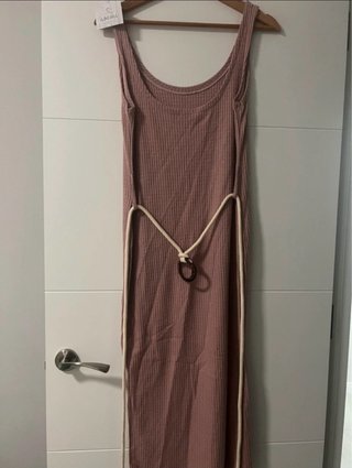 Vestido rosa talla unica nuevo con etiqueta
