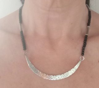 Conjunto Tuareg en plata.