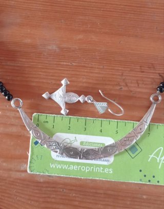 Conjunto Tuareg en plata.