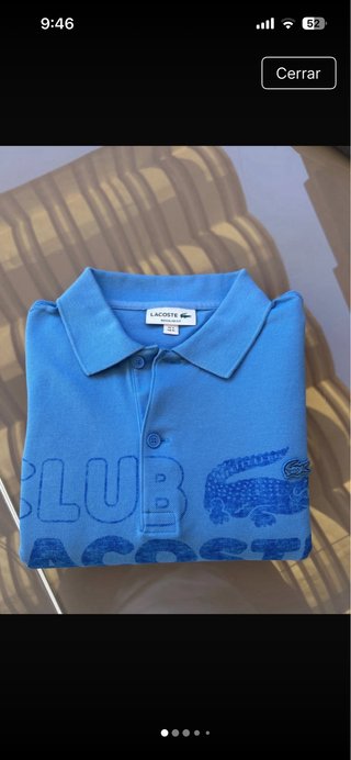 Polo Lacoste Club Talla M Azul