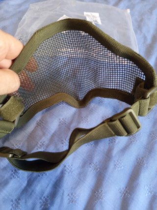 Máscara Protección Media Cara Airsoft/Paintball