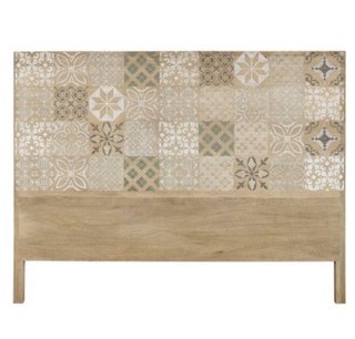 Cabecero Maisons du Monde efecto azulejo 160-170cm