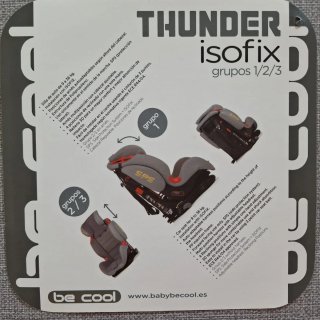 Silla coche Be Cool Thunder Isofix