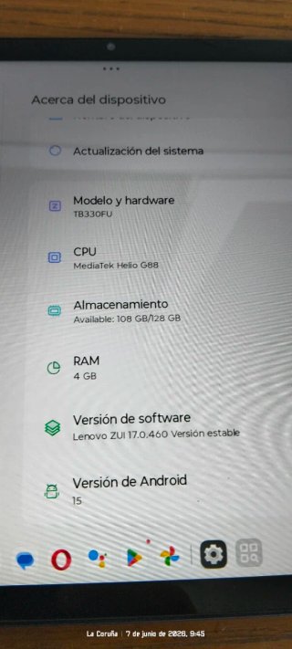 Tablet Lenovo M11 Negra+pen