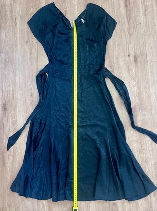 Vestido Midi Negro Vintage