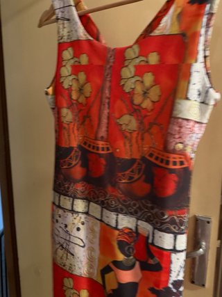 Vestido estampado étnico