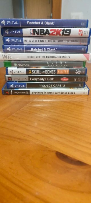Lote Juegos PS2, PS4, PS5, Wii, Xbox One